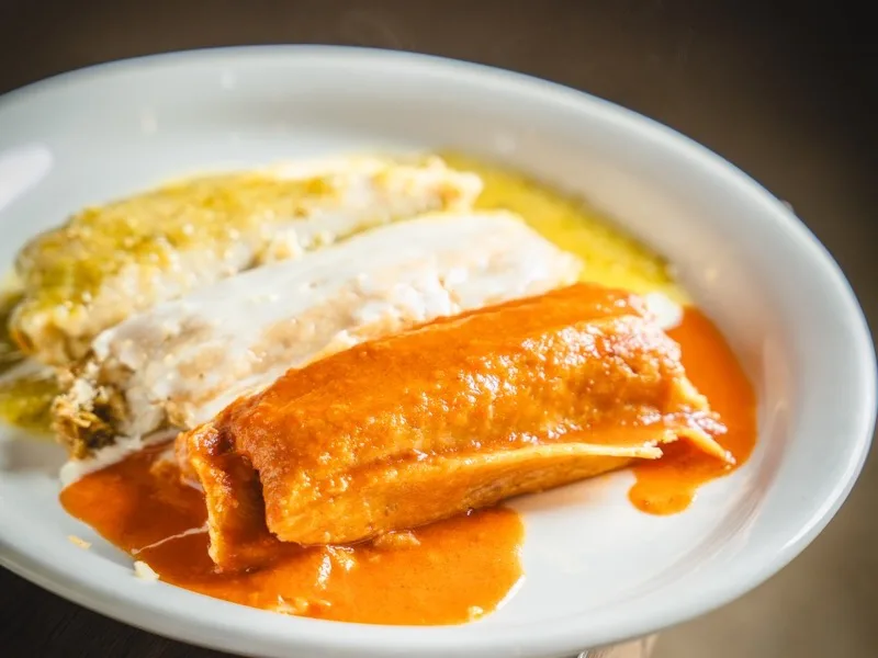 Trio of tamales at El Jinete Powell