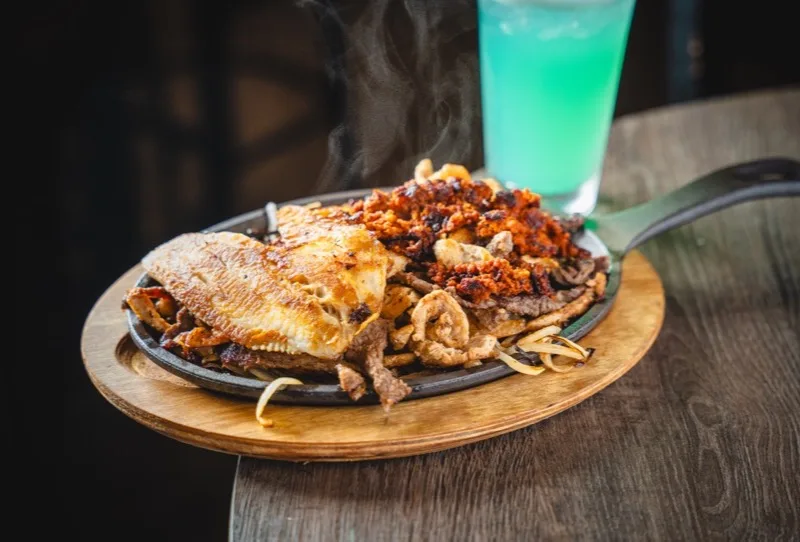 Mexican dish at El Jinete - Athens