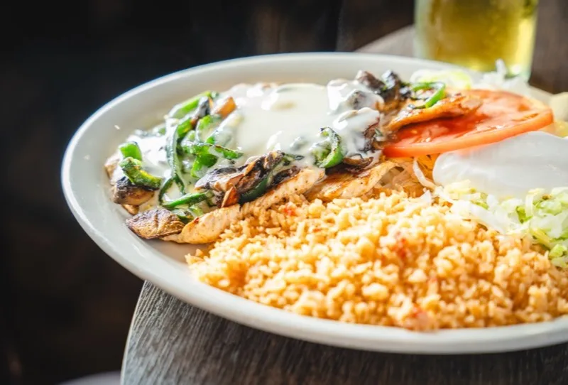 Mexican dish at El Jinete - Athens
