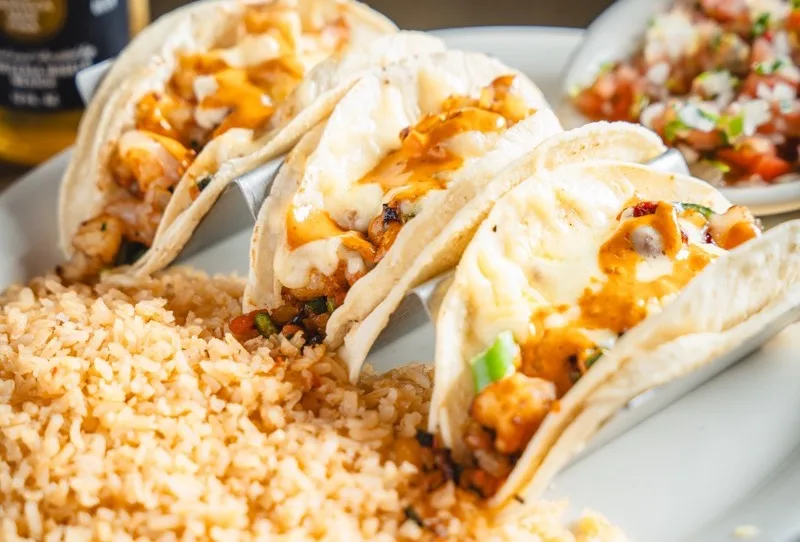 Mexican dish at El Jinete - Athens